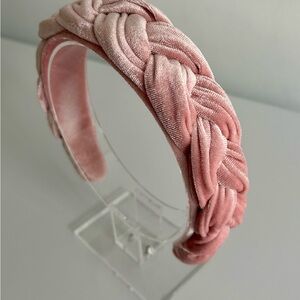 NWOT Elegant Pink Braided Headband